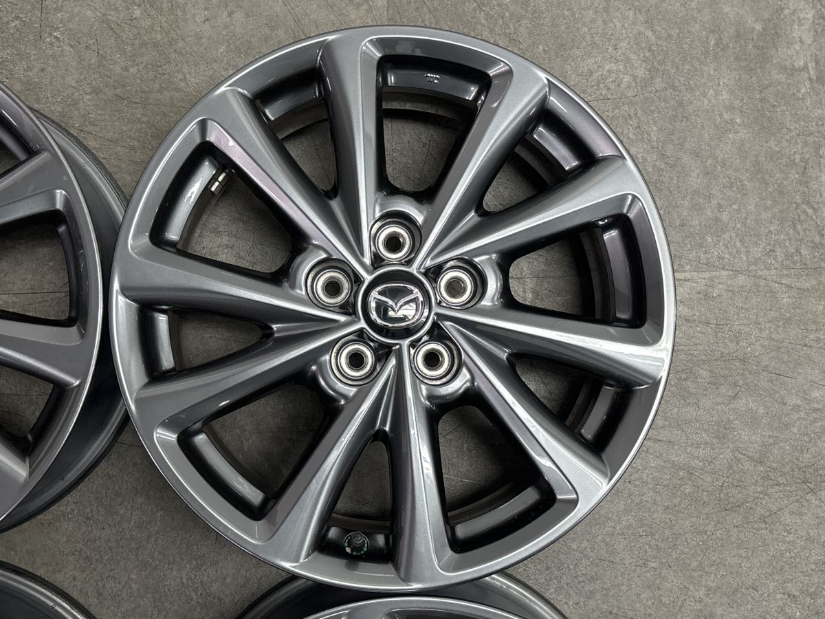 良好品】マツダ CX-5 純正 17in 7J +45 PCD114.3 4本セット CX-3 CX-8 