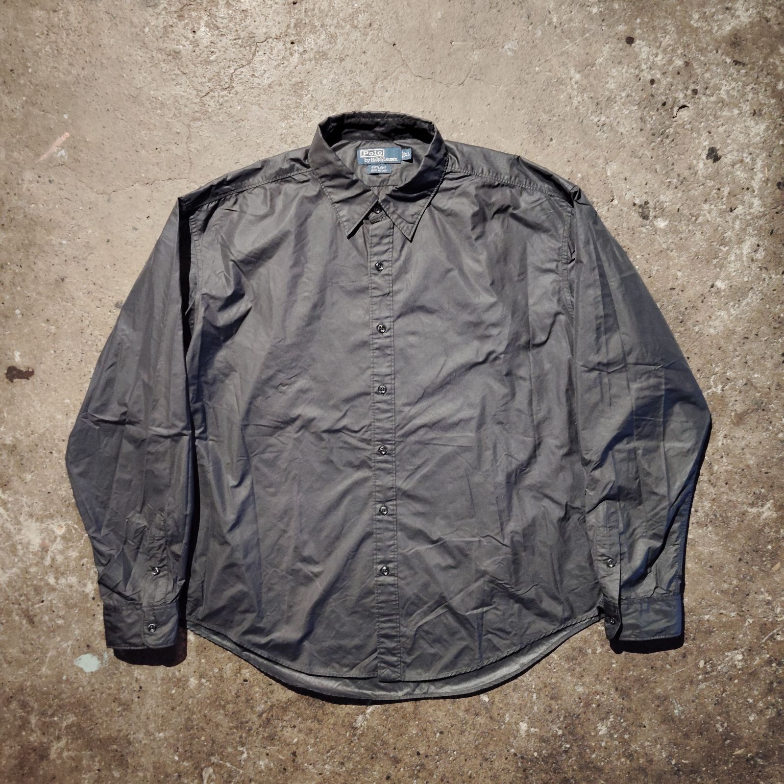 Polo Ralph Lauren 90s RUTLAND XL ナイロン シャツ ポロラルフ 