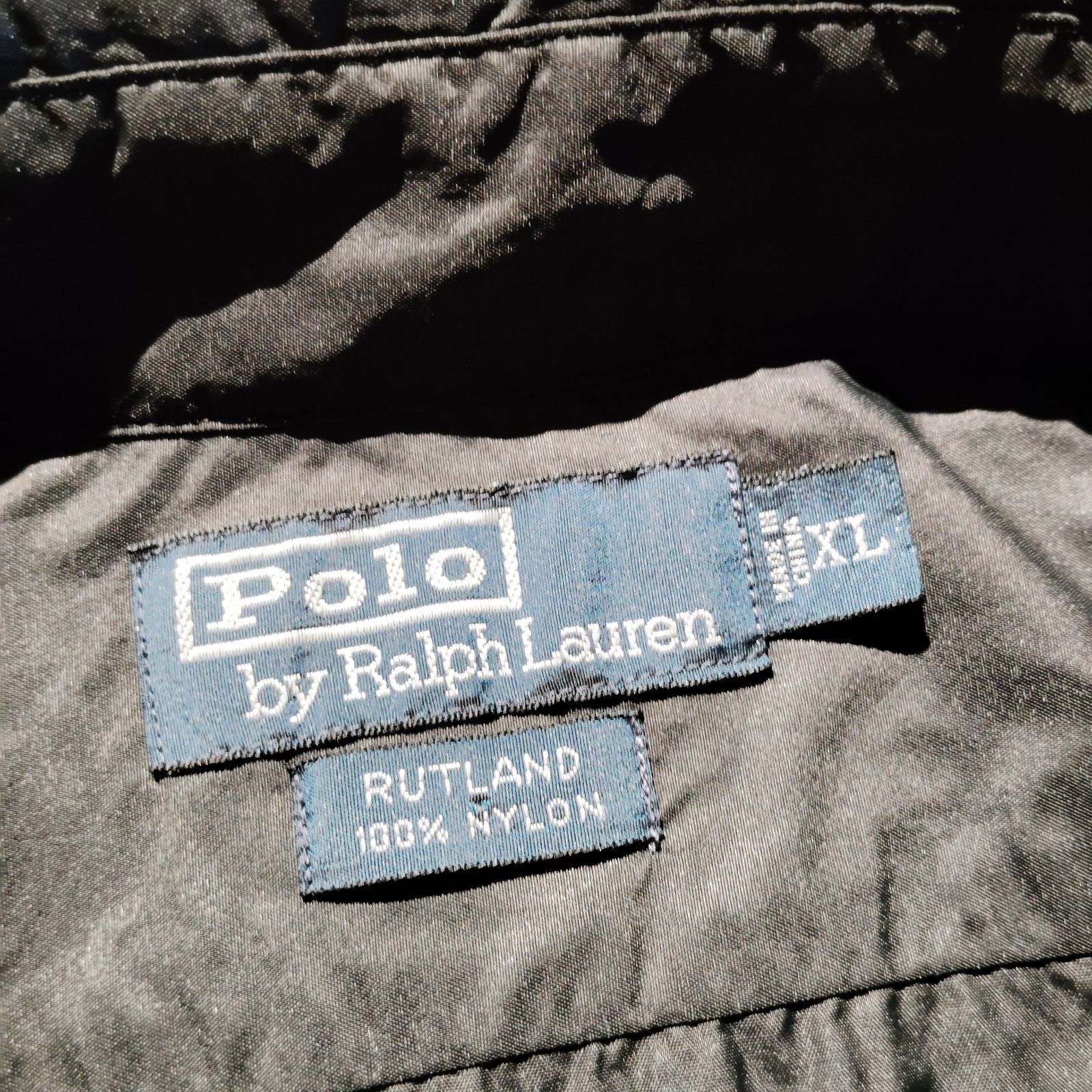 Polo Ralph Lauren 90s RUTLAND XL ナイロン シャツ ポロラルフ 