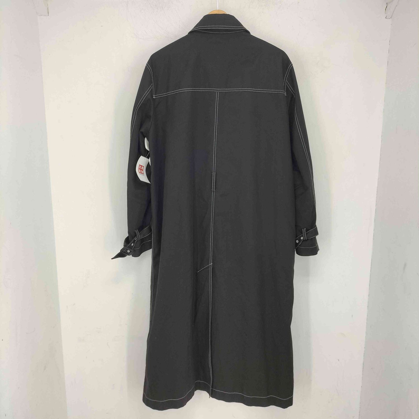 YUKI HASHIMOTO ユウキハシモト トレンチコート ブラック 44 ユウキハシモト YUKI HASHIMOTO CROSSOVER TRENCH COAT メンズ JPN：44