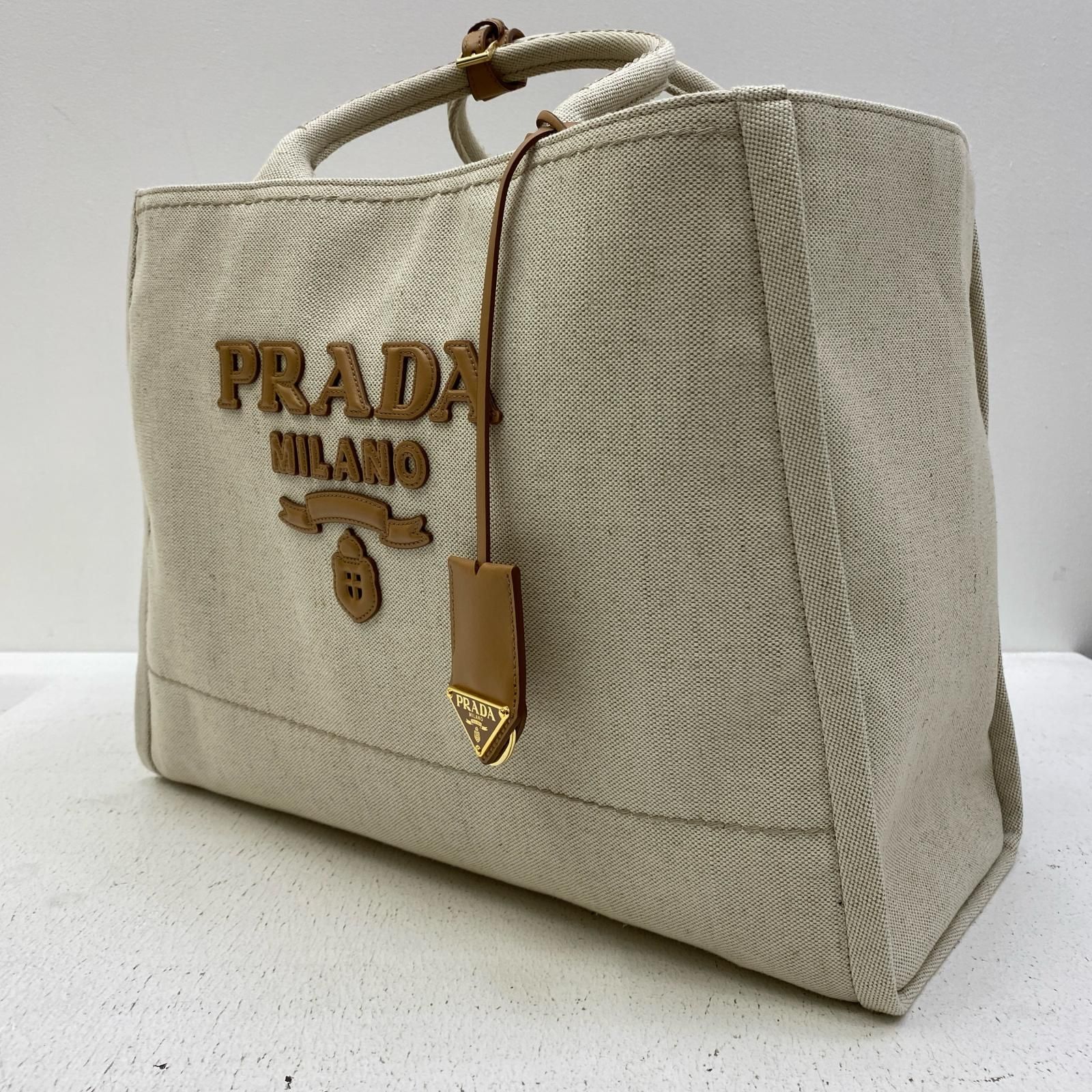 加古川店】 中古 PRADA | プラダ トートバッグ カナパ ラージ 2VG125 