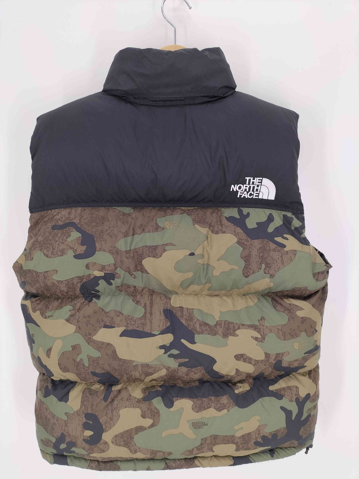 ザノースフェイス THE NORTH FACE ヌプシベスト 迷彩 カモフラ メンズ