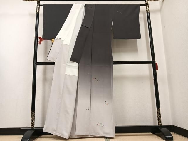平和屋着物○訪問着 吹き寄せ文 暈し染め 正絹 逸品 AABG1093ph - メルカリ