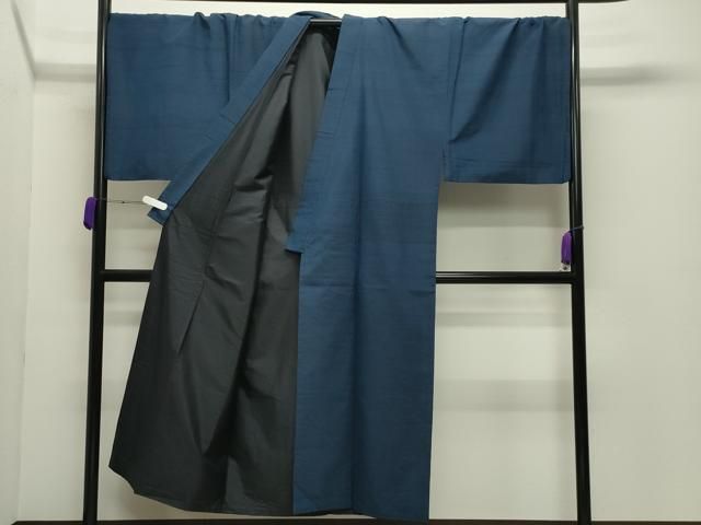 平和屋着物○男性 紬 霞文 正絹 逸品 CABD8911gh