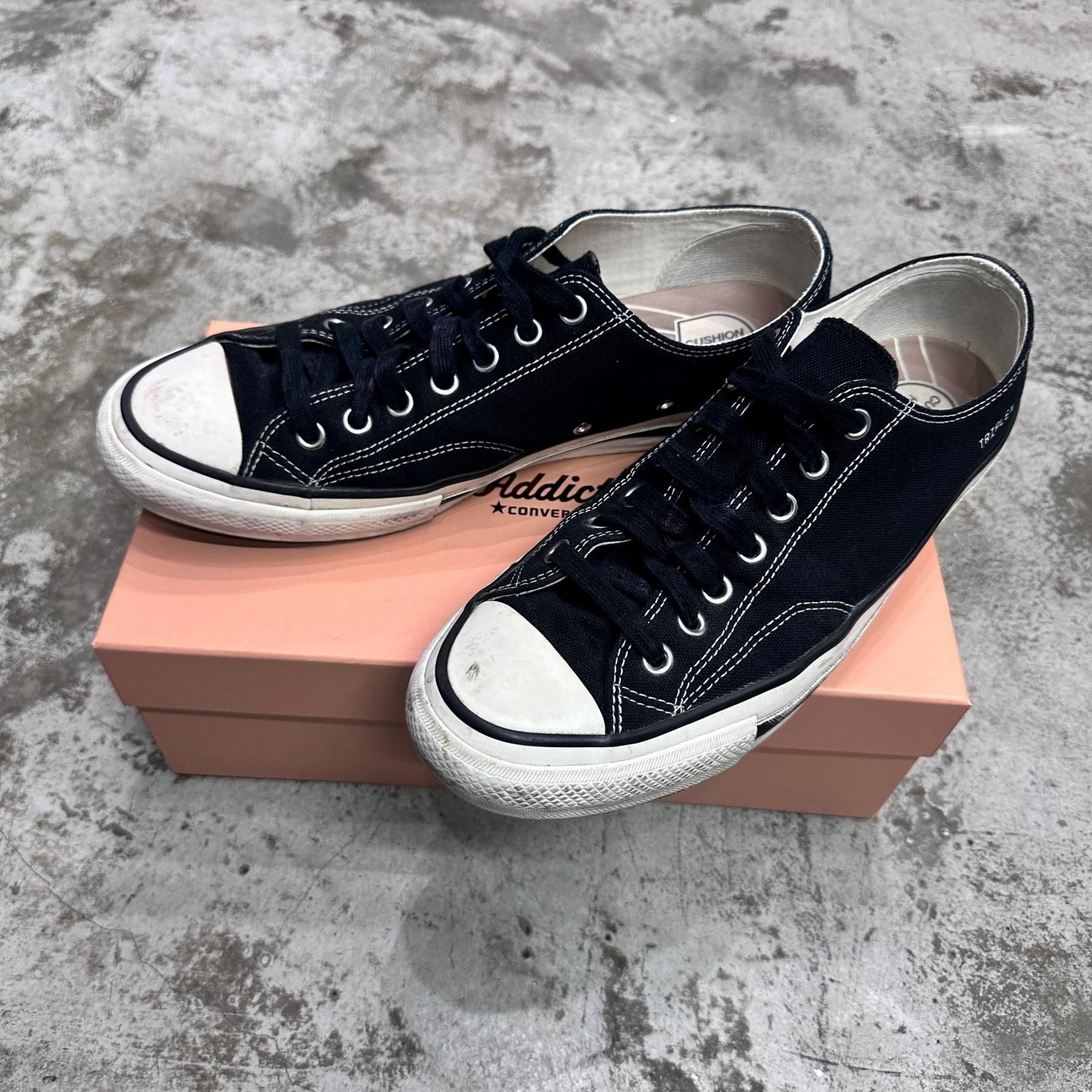 CONVERSE ADDICT × GOD SELECTION XXX CHUCK TAYLOR CANVAS TX OX 