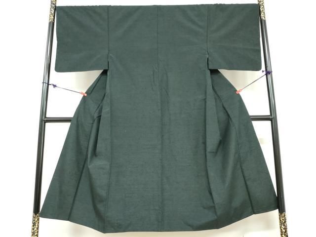 平和屋着物●男性 髭紬 百入茶色 正絹 逸品 DABC2584ud