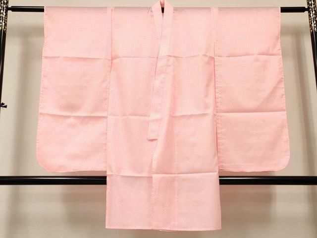 平和屋着物[]女の子　子供　長襦袢　単衣　鹿の子文様　洗える着物　DABC5256ma