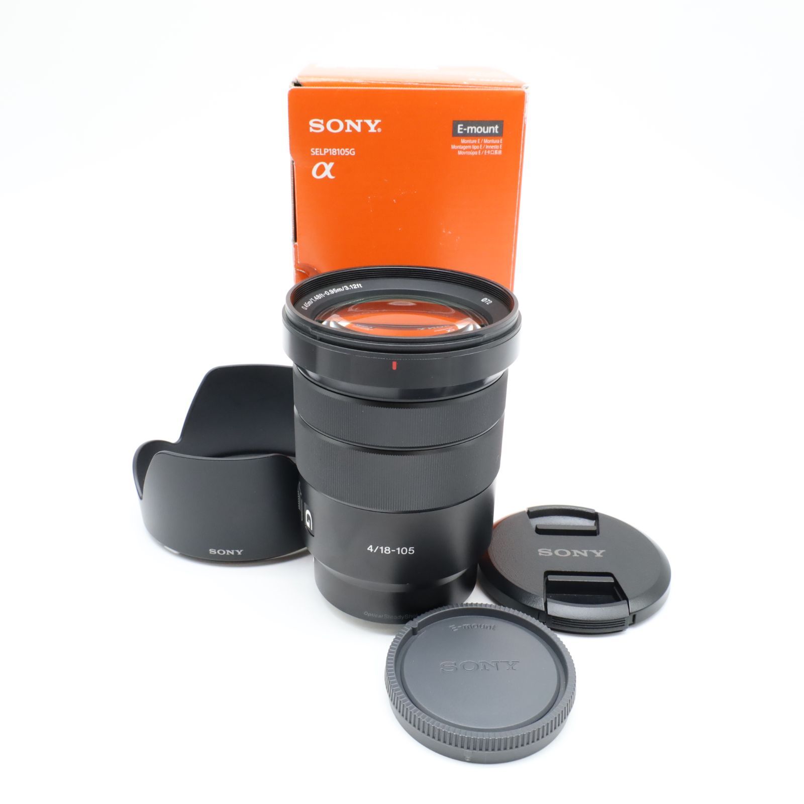 極上美品!!＞ SONY ソニー E PZ 18-105mm F4 G OSS [SELP18105G 