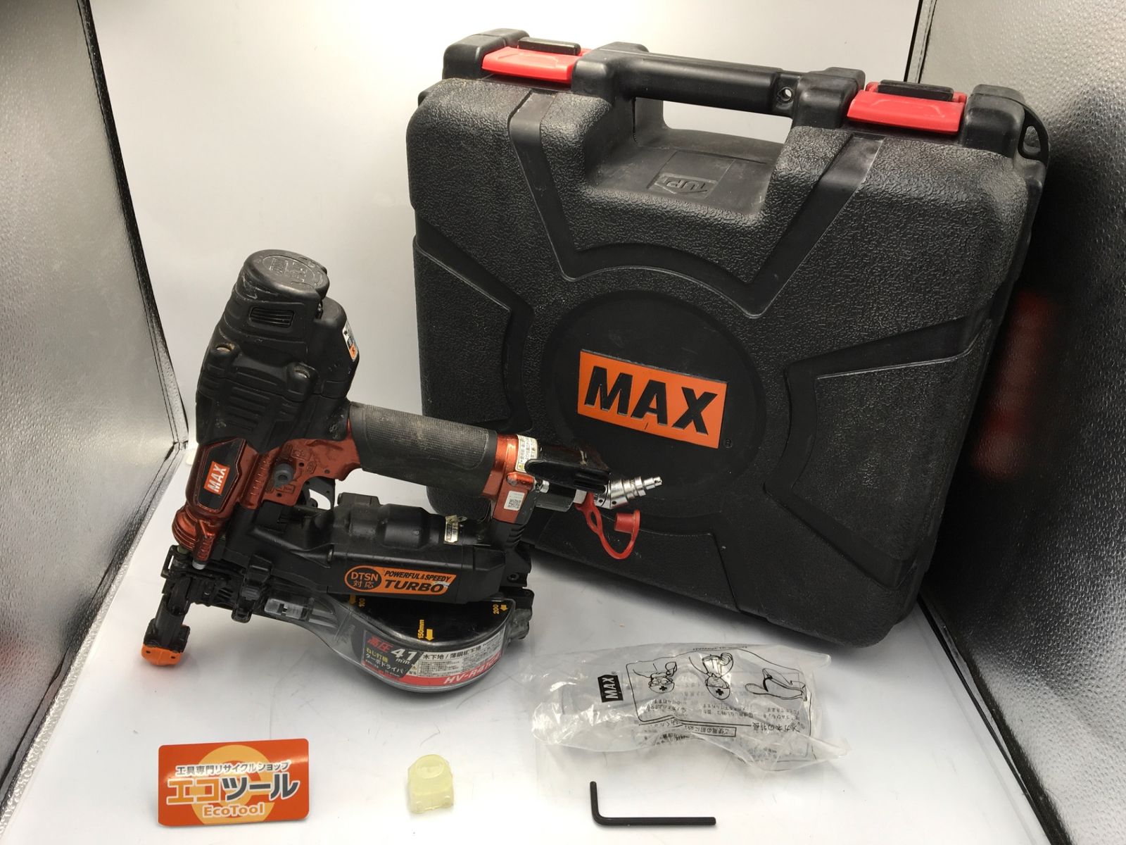 中古品】MAX/マックス HV-R41G4 ☆ 高圧41mmターボドライバ [IT_7XGL4 