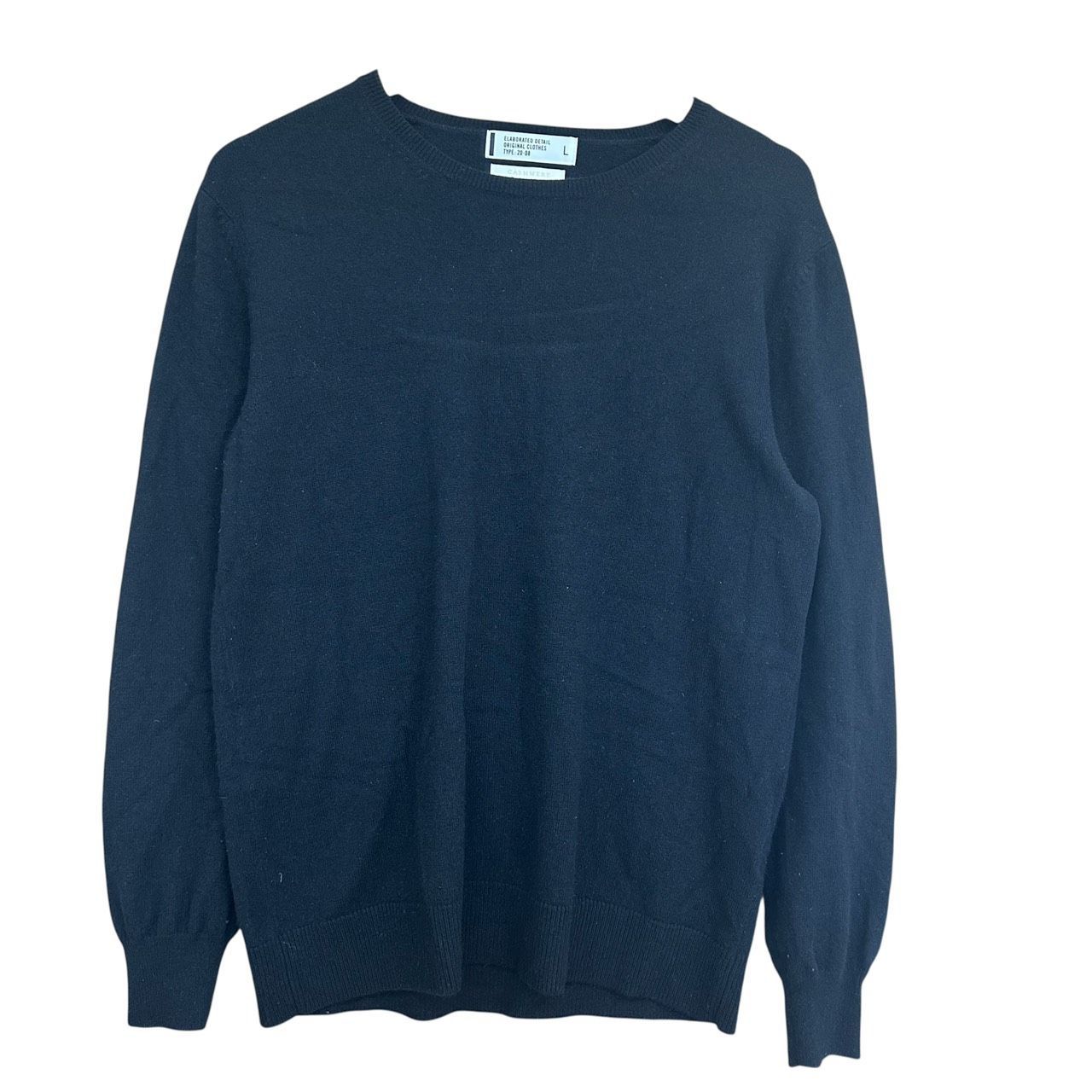 極上の肌触り】UNIQLO ユニクロ カシミヤ100% クルーネック セーター 