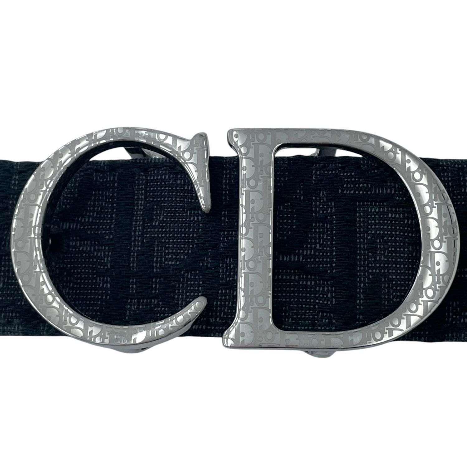 【中古】 Christian Dior クリスチャン・ディオール  4907RUMET_H07K CD バックル リバーシブル ベルト オブリーク ブラック メンズ  25039462 KJ メルカリ