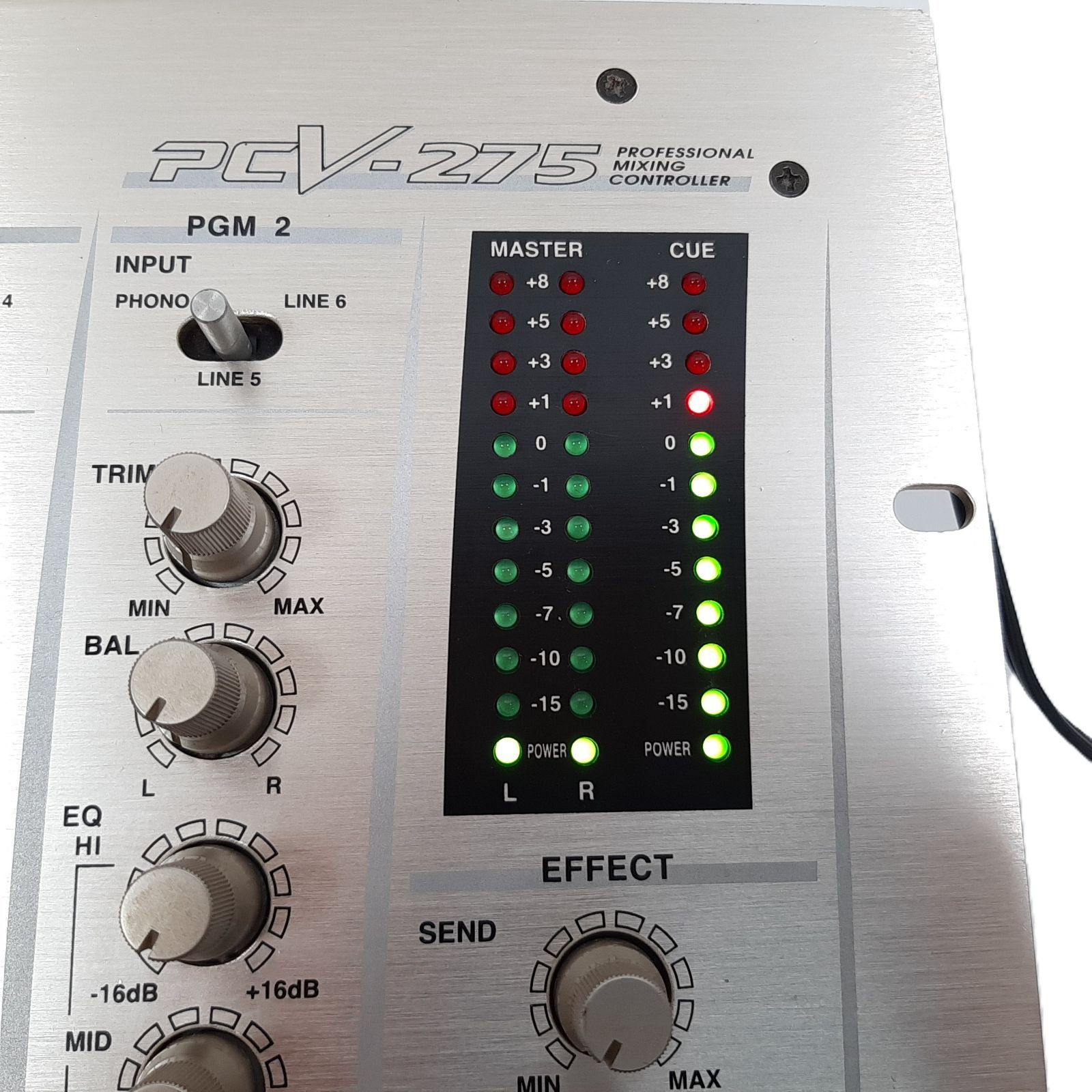 Vestax PCV-275 DJミキサー 通電確認済み 現状品 【公式通販】