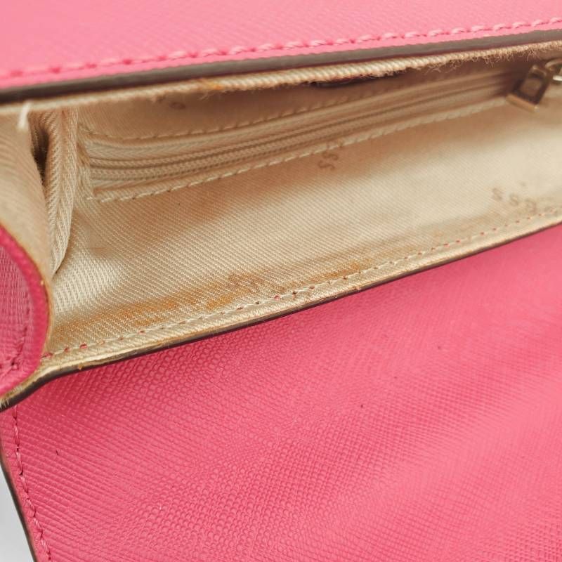 GUESS ゲス ショルダーバッグ チェーンバッグ レザー ピンク 斜め掛け 