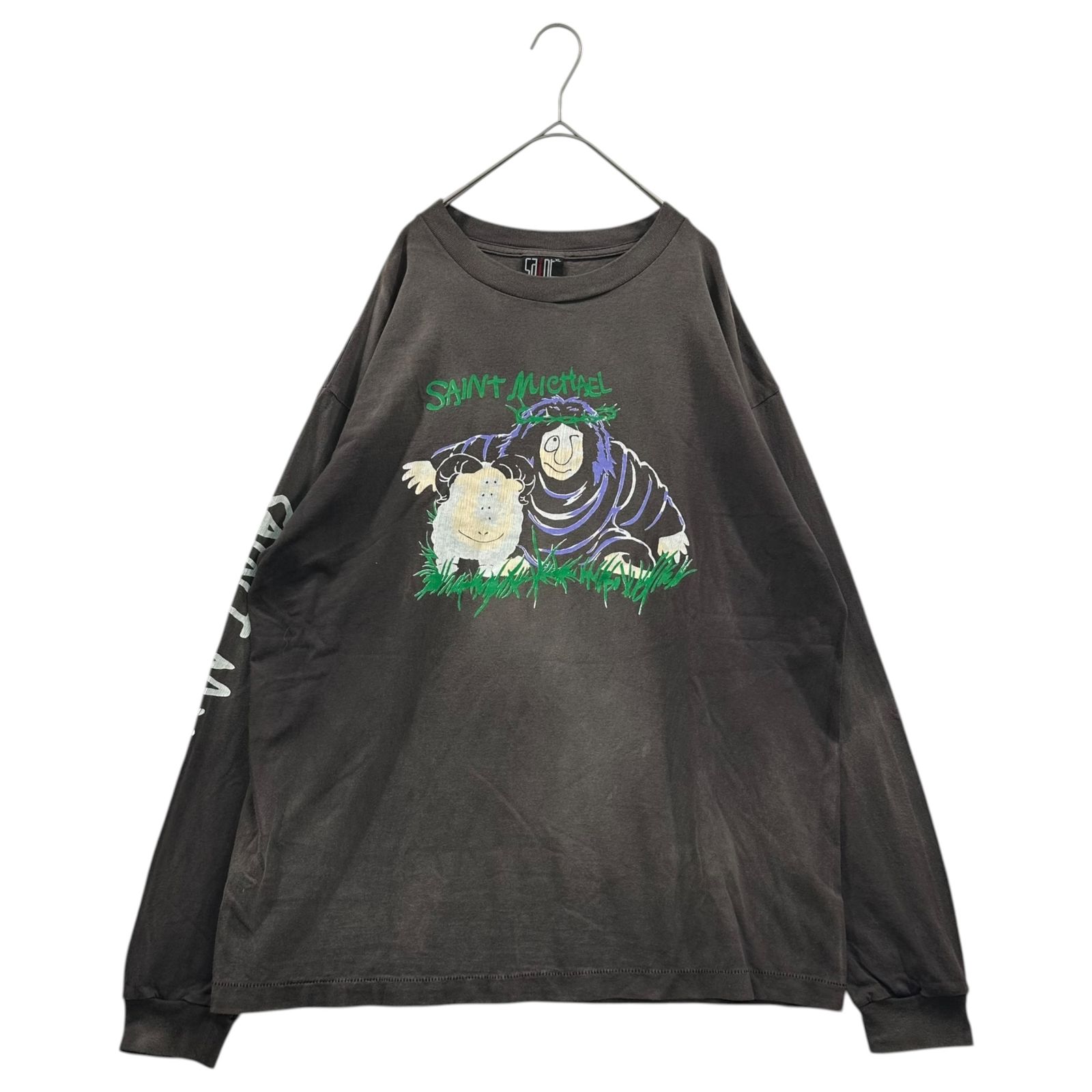 SAINT MICHAEL(セントマイケル) 21AW LS TEE SHEEP GORILLA 羊 ゴリラ 
