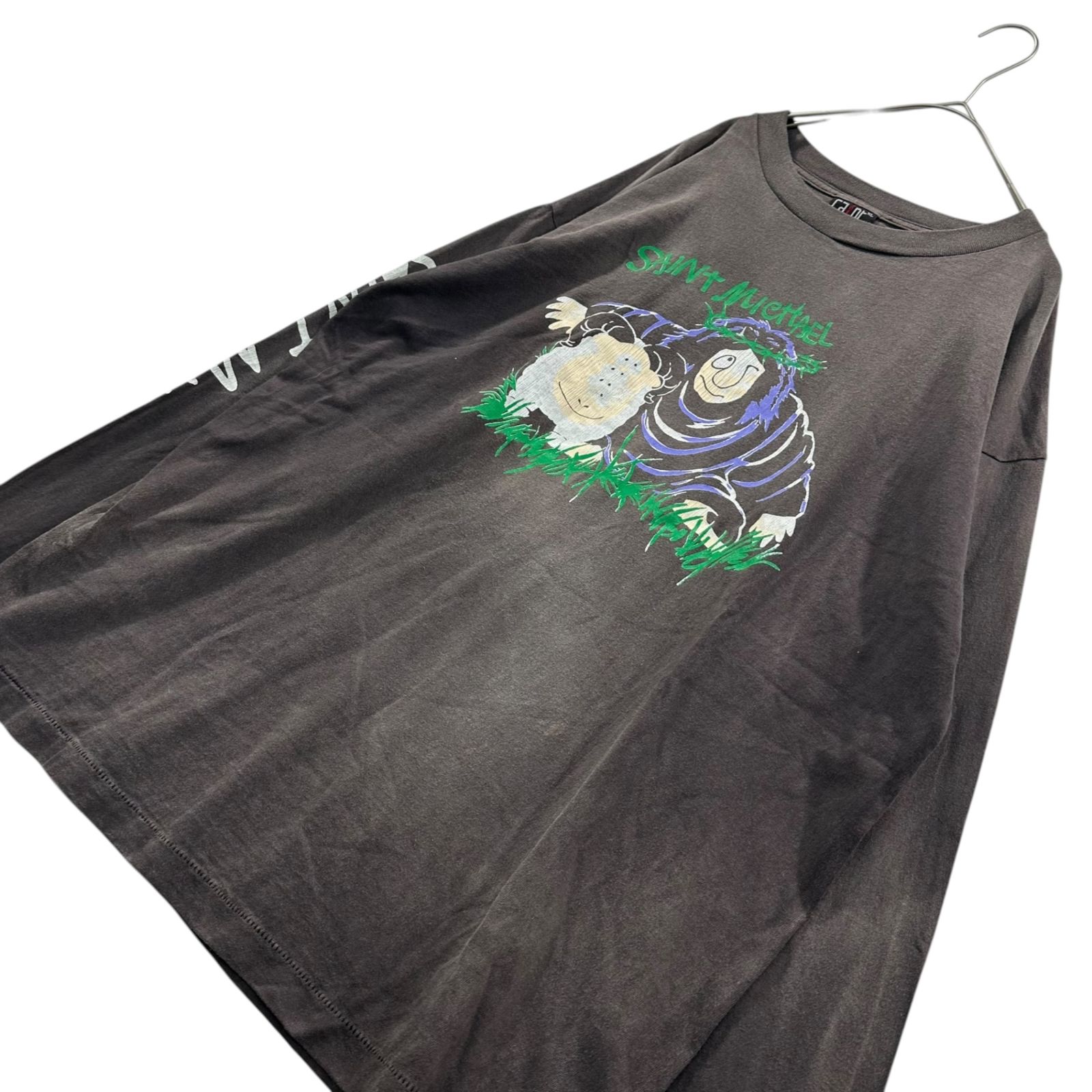 SAINT MICHAEL(セントマイケル) 21AW LS TEE SHEEP GORILLA 羊 ゴリラ 