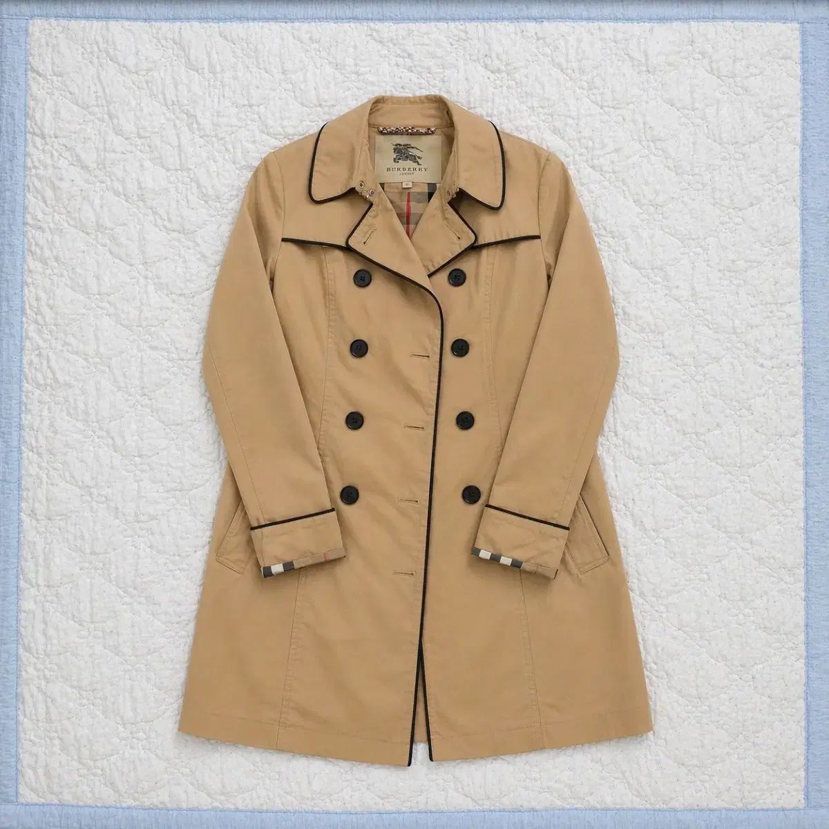 本物上質 38サイズ BURBERRY ノバチェック トレンチコート バーバリー