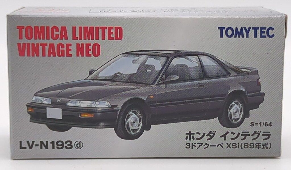 TOMYTEC TOMICA LIMITED VINTAGE NEO ホンダ インテグラ 3ドアクーペ
