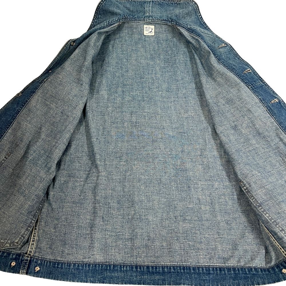 ORSLOW オアスロウ 加工 ショールカラー デニム カバーオール デニム