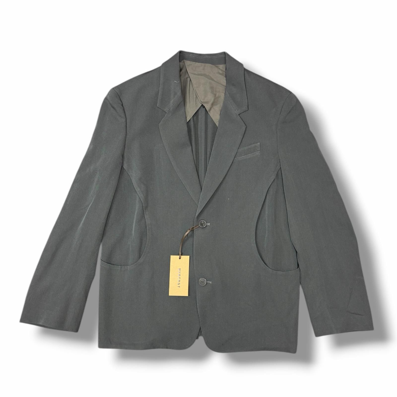 参考上代82500円 未使用 NVRFRGT 25SS Single Breasted Blazer シングルブレステッド テーラードジャケット ブレザー ネヴァーフォーゲット NF251J06 チャコール 3 （12659M） 参考上代82500円 未使用 NVRFRGT Single Breasted Blazer シングル