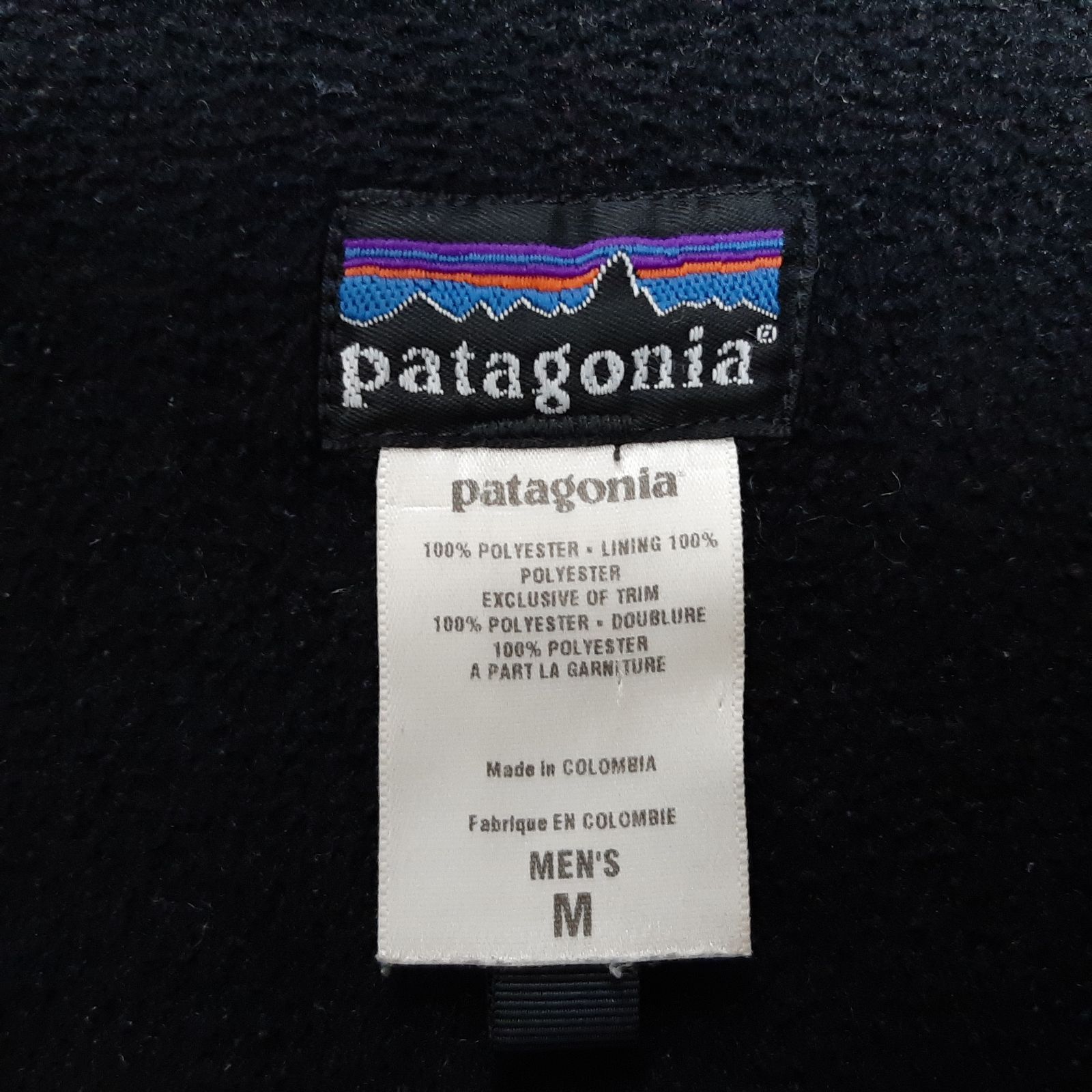 size M】パタゴニア シェルドシンチラ オールブラック 2007 patagonia 