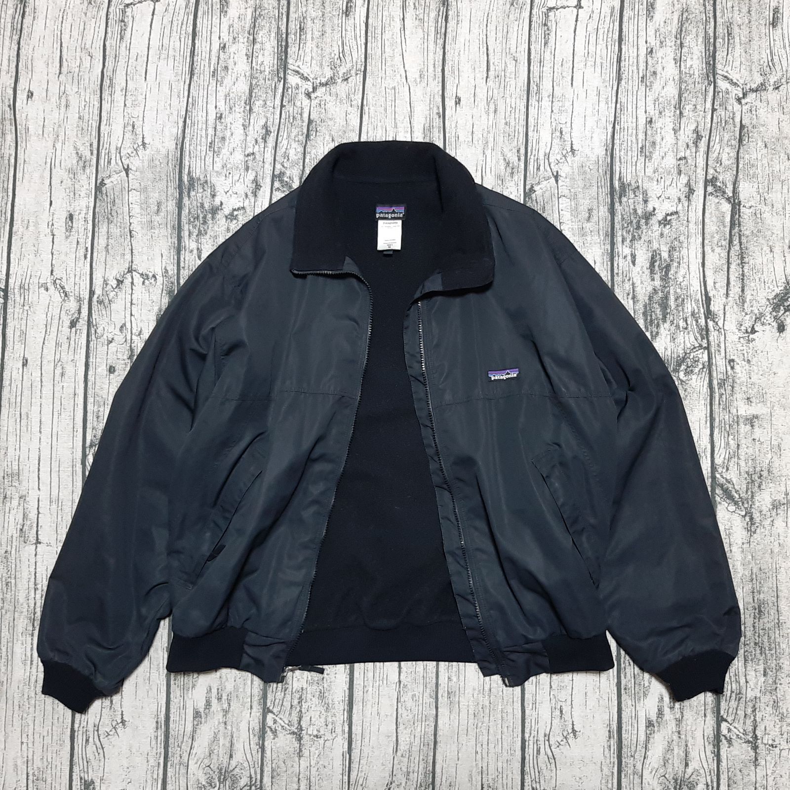 size M】パタゴニア シェルドシンチラ オールブラック 2007 patagonia 