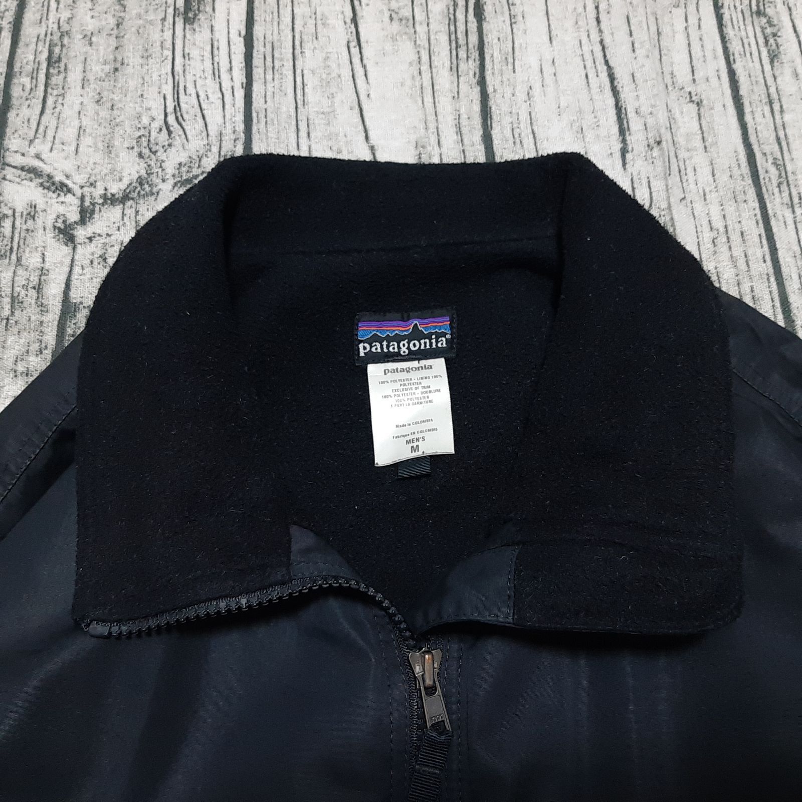 size M】パタゴニア シェルドシンチラ オールブラック 2007 patagonia 