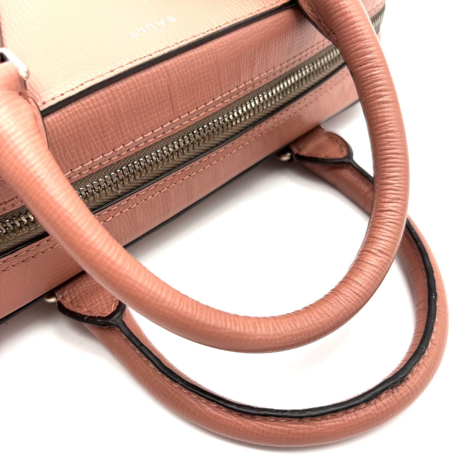 極美品 BALLY バリー ハンドバッグ ショルダーバッグ 2way 斜めがけ 肩