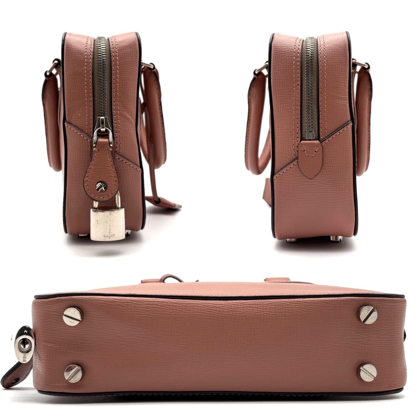 極美品 BALLY バリー ハンドバッグ ショルダーバッグ 2way 斜めがけ 肩 