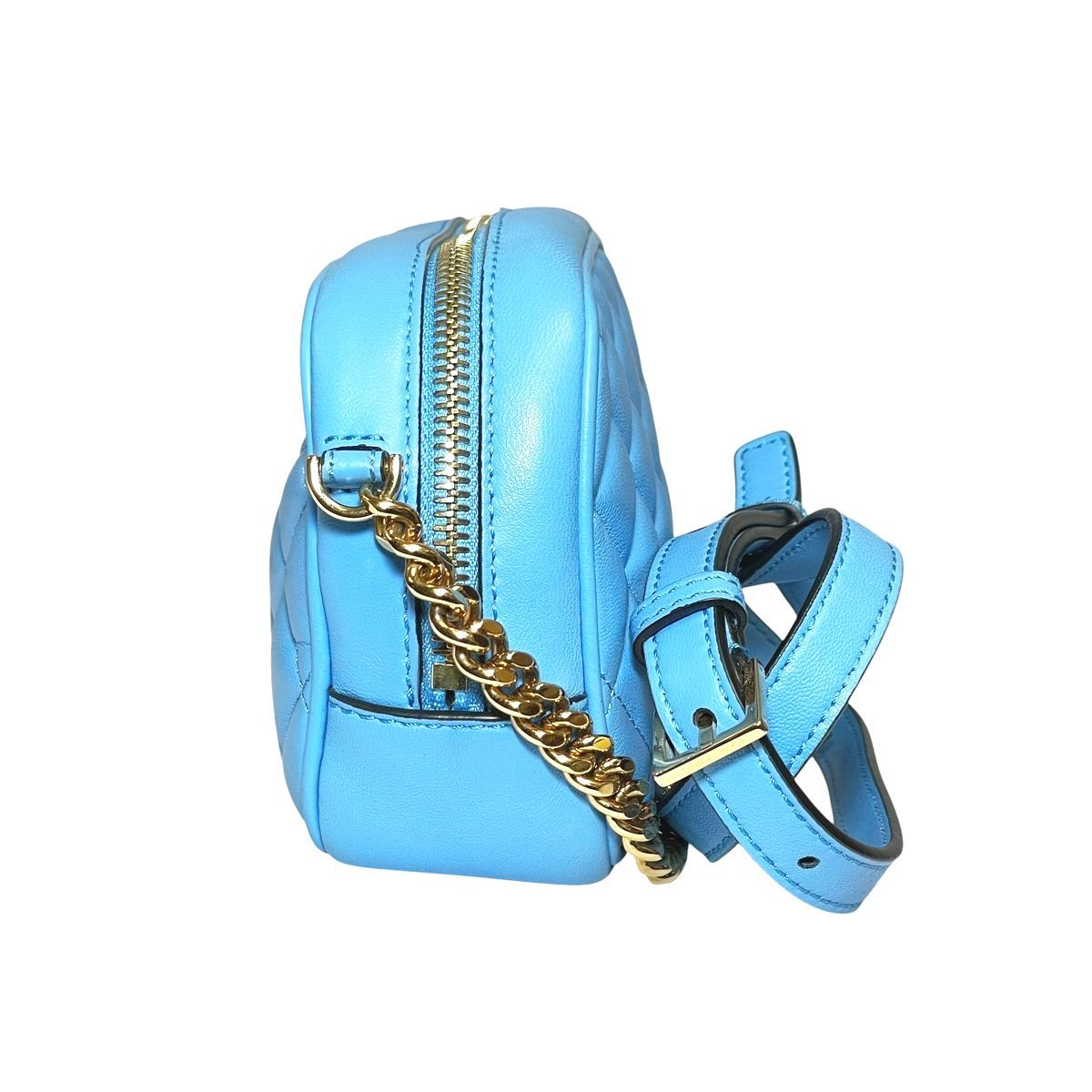 中古】 VERSACE ヴェルサーチ キルティング メデューサ ショルダー 