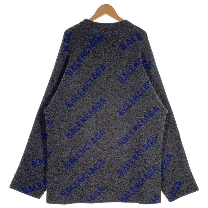 BALENCIAGA バレンシアガ 20AW ALL OVER LOGO CREWNECK クルーネック