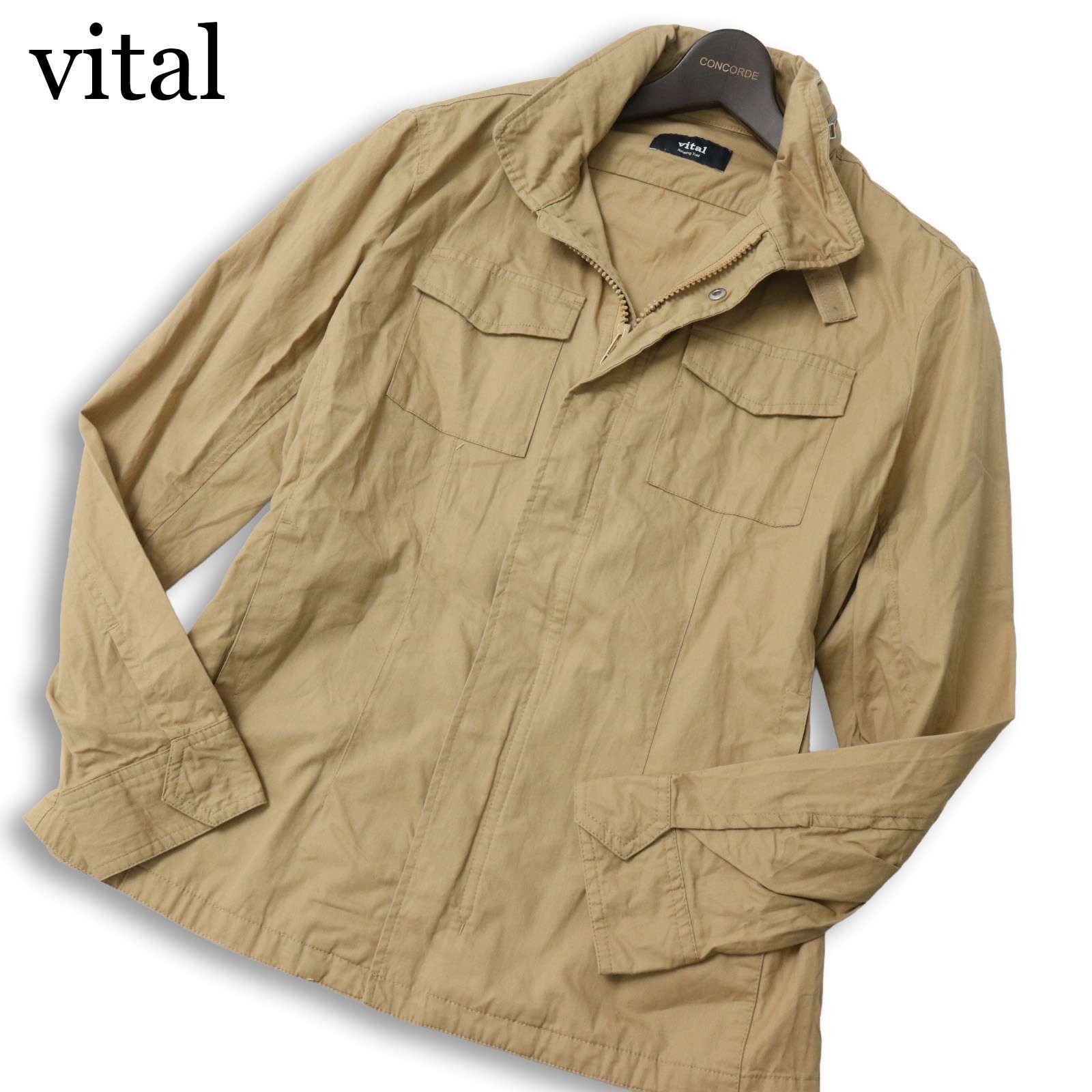 vital MONSIEUR NICOLE ムッシュ ニコル 通年 2WAY☆ ジップ ワーク 