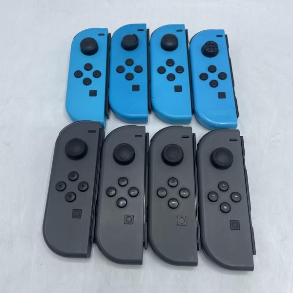 ｹﾞｰﾑOP）【ジャンク】任天堂/Joy-Con(L) ジョイコン8個まとめ/動作