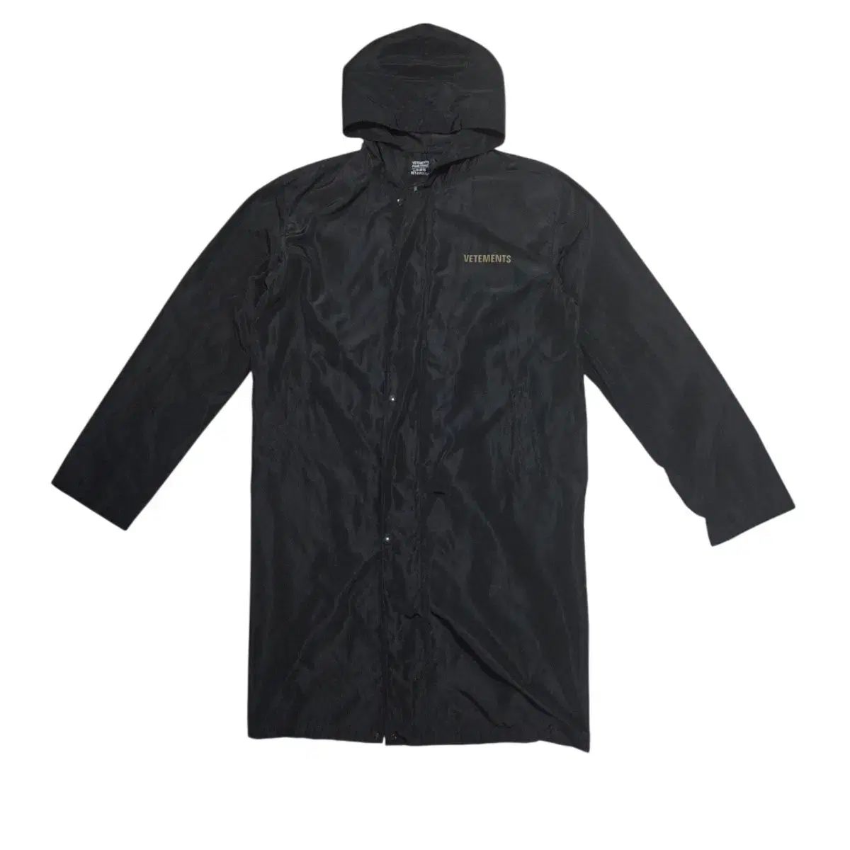 VETEMENTS ブラック レインコート vetements レインコート 【公式通販】