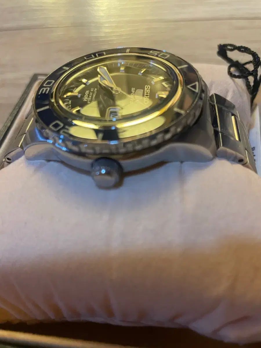  SEIKO5 セイコー5 スポーツ オート매틱 ブラン 판 デニム 판 スラックス 自動巻き時計 腕時計(アナログ)