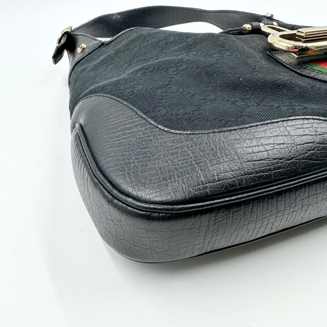 美品】Gucci 130779 GGキャンバス シェリーライン ショルダーバッグ