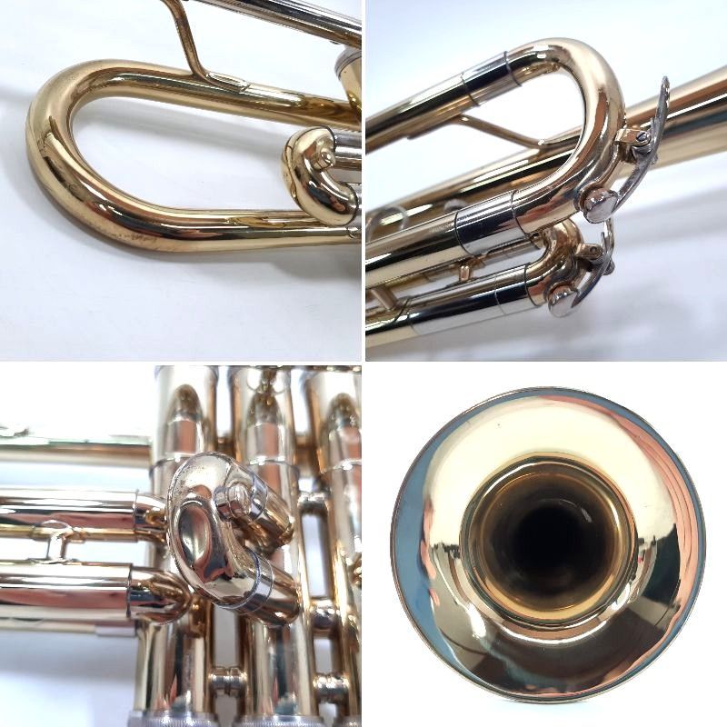 J.Michael トランペット 金管楽器 マウスピース付 管楽器 初心者向け 