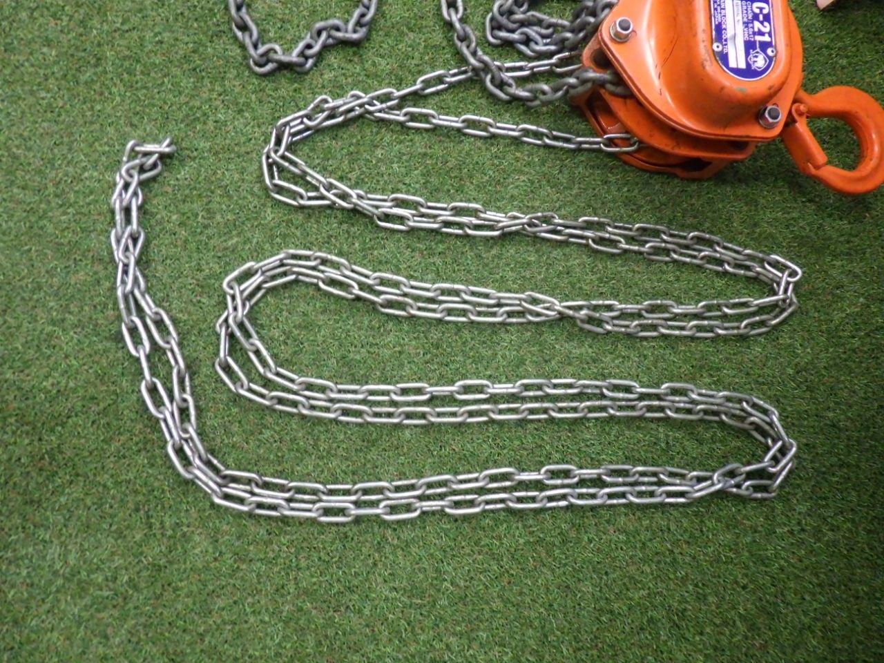 ELEPHANT エレファント 象印 チェーンブロック 1t 1トン C-21 重量物の 