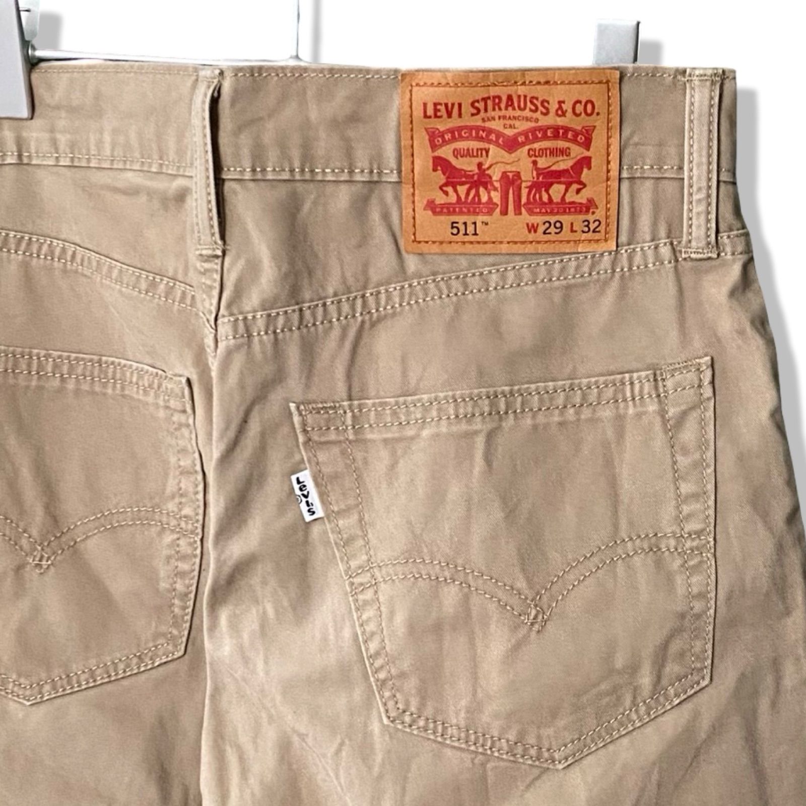 Levi's リーバイス ベージュ メンズ パンツ 長ズボン チノパン