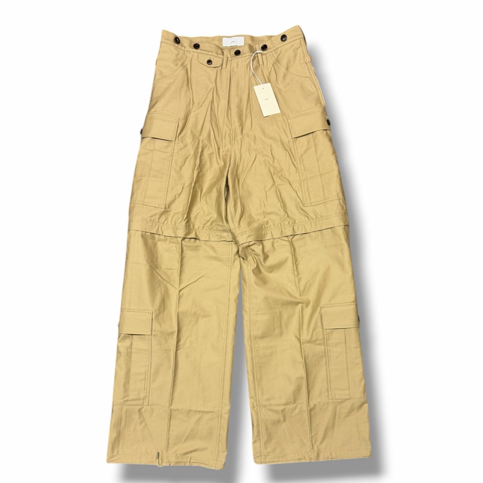 参考上代75900円 未使用 SUGARHILL  25SS ZIP CARGO TROUSERS ジップカーゴパンツ トラウザー シュガーヒル 2541000301 ベージュ 30 （11333M） 参考上代75900円 未使用 SUGARHILL 25SS ZIP CARGO TROUSERS ジップ
