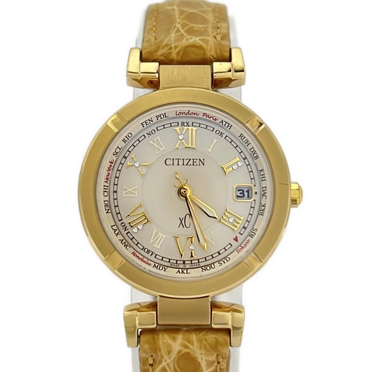 CITIZEN XC クロスシー レディース腕時計 H240 エコドライブ電波