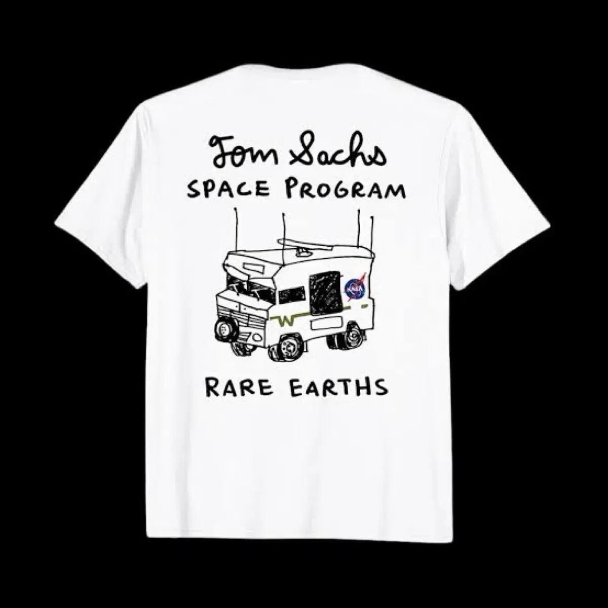 Tom Sachs SPACE PROGRAM Tシャツ 黒 XL 限定 Tom Sachs Space Shirt 