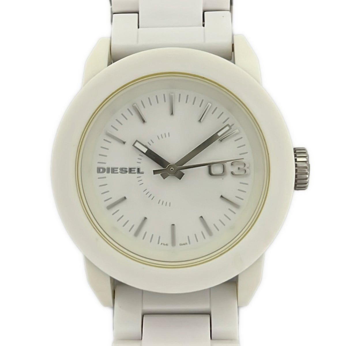 DIESEL(ディーゼル) 腕時計美品 - DZ-5262 メンズ 白 限定セール，大得価
