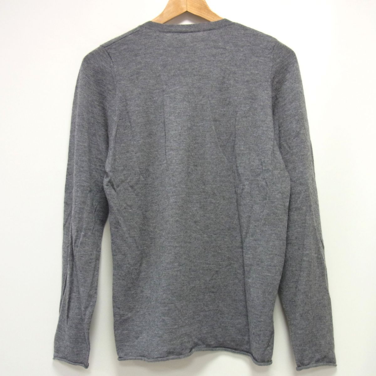 美品☆Lucien PellatiFinet カシミヤ100% Vネック ニット セーター S