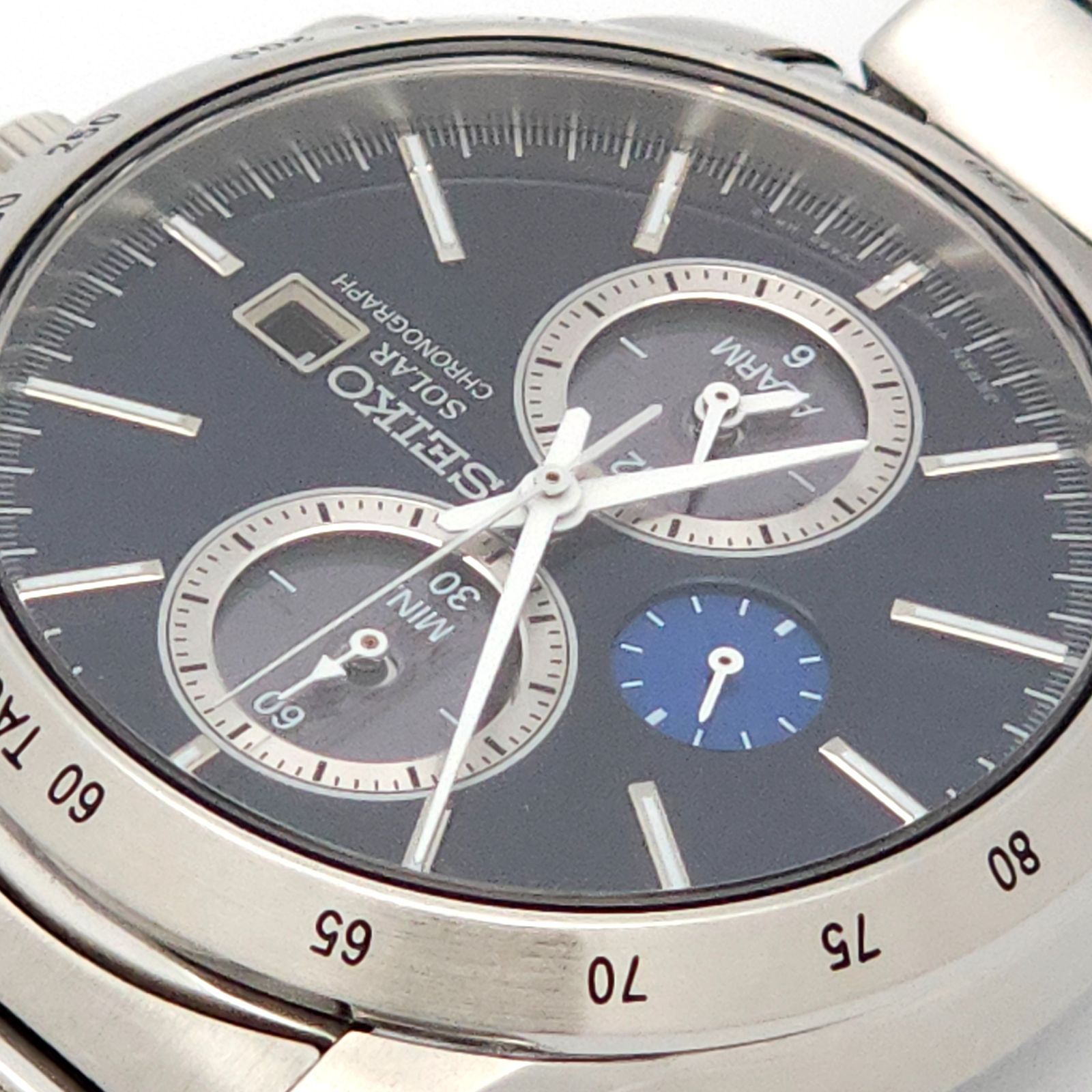 ☆良品 SEIKO セイコー クロノグラフ V172-0AP0 ソーラーQZ 動作品 