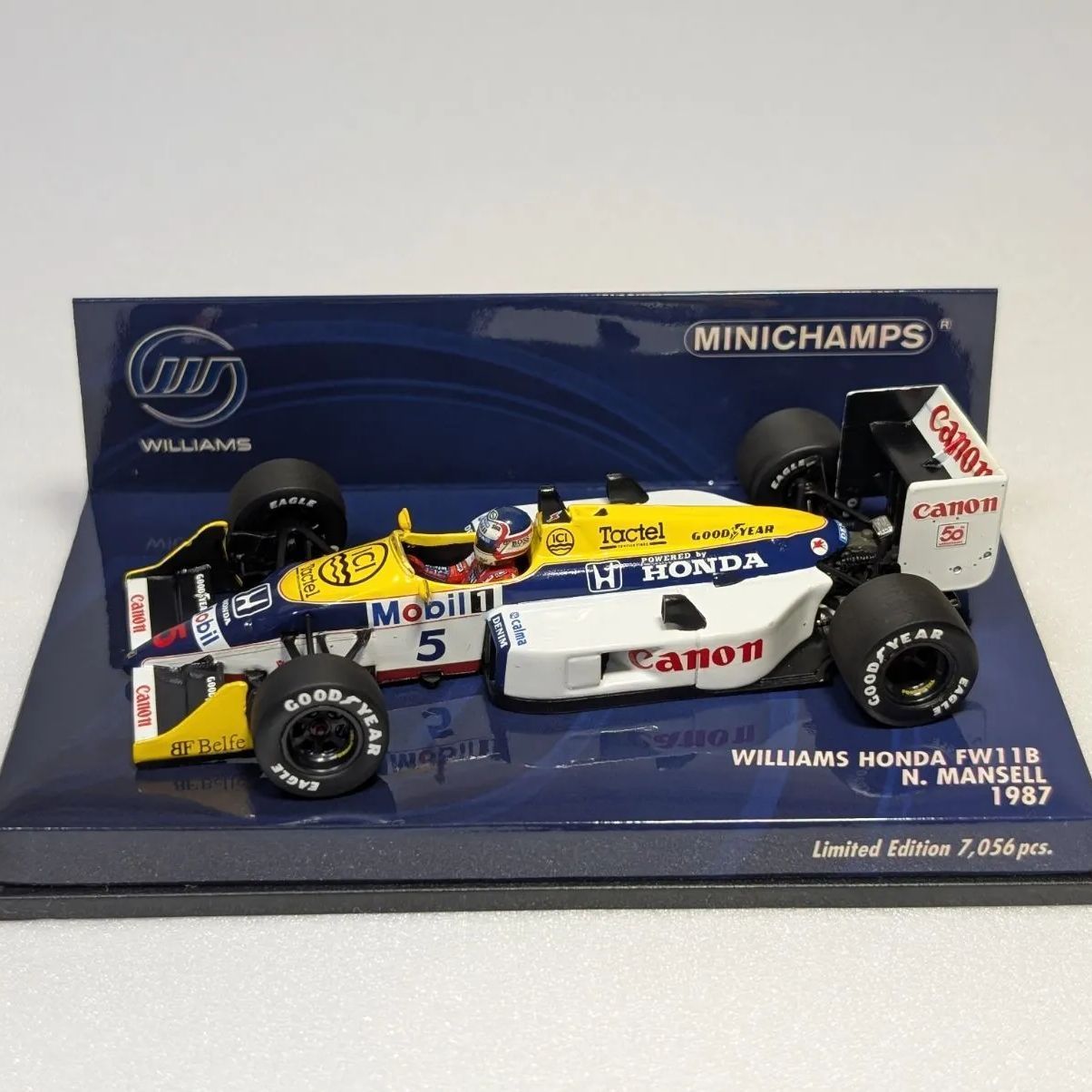 ◇割引対象◇ 1/43 ミニチャンプス ウィリアムズ ホンダFW11B No.5