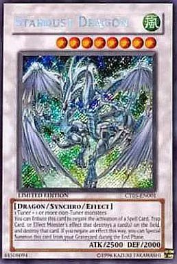 遊戯王　スターダスト・ドラゴン 中古】遊戯王 CT05-EN001[SE]：Stardust Dragon/スターダスト