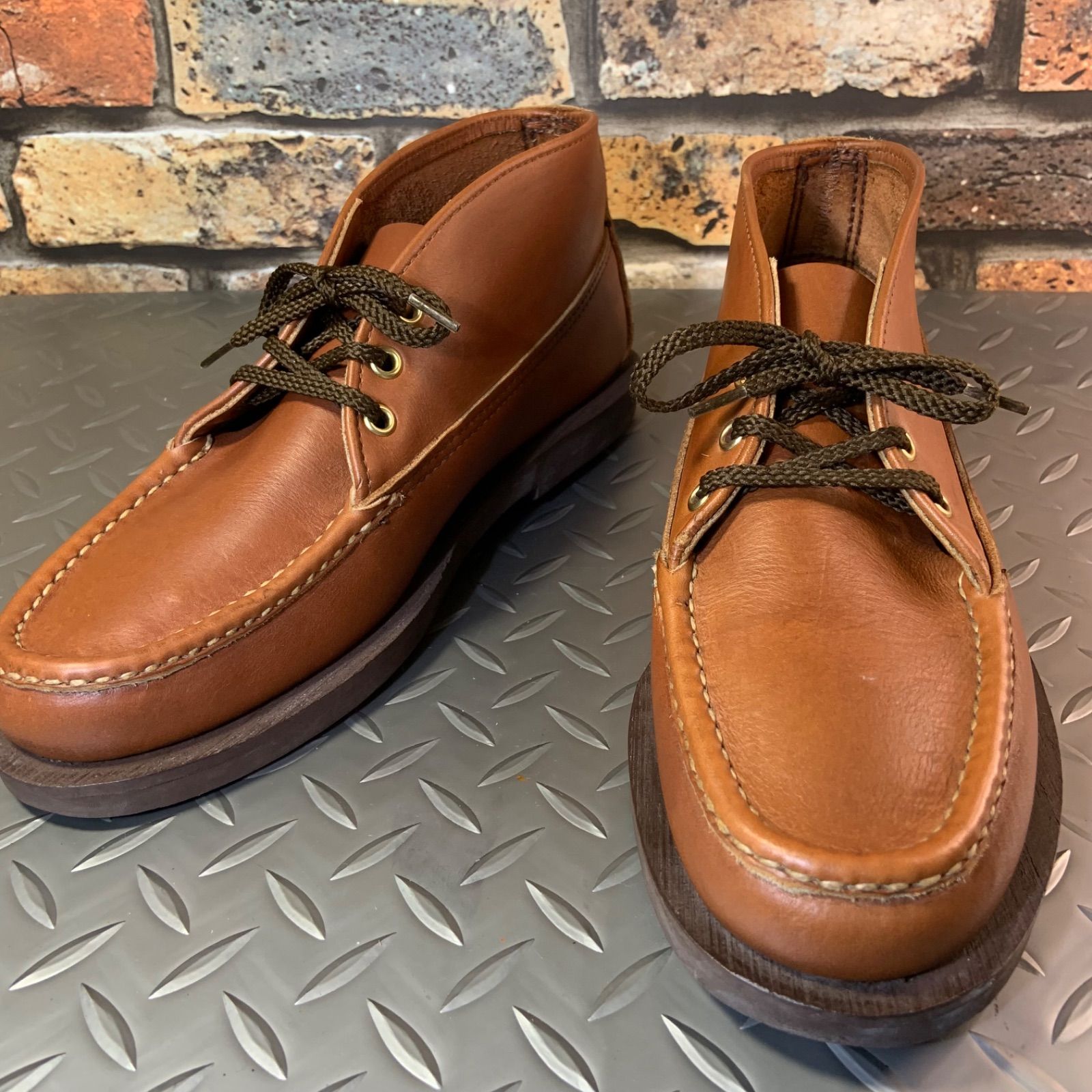 美品 ラッセルモカシン スポーティングクレーチャッカ US7 ☆Russell Moccasin Chukka スポーティングクレーチャッカ US7.5E JP25