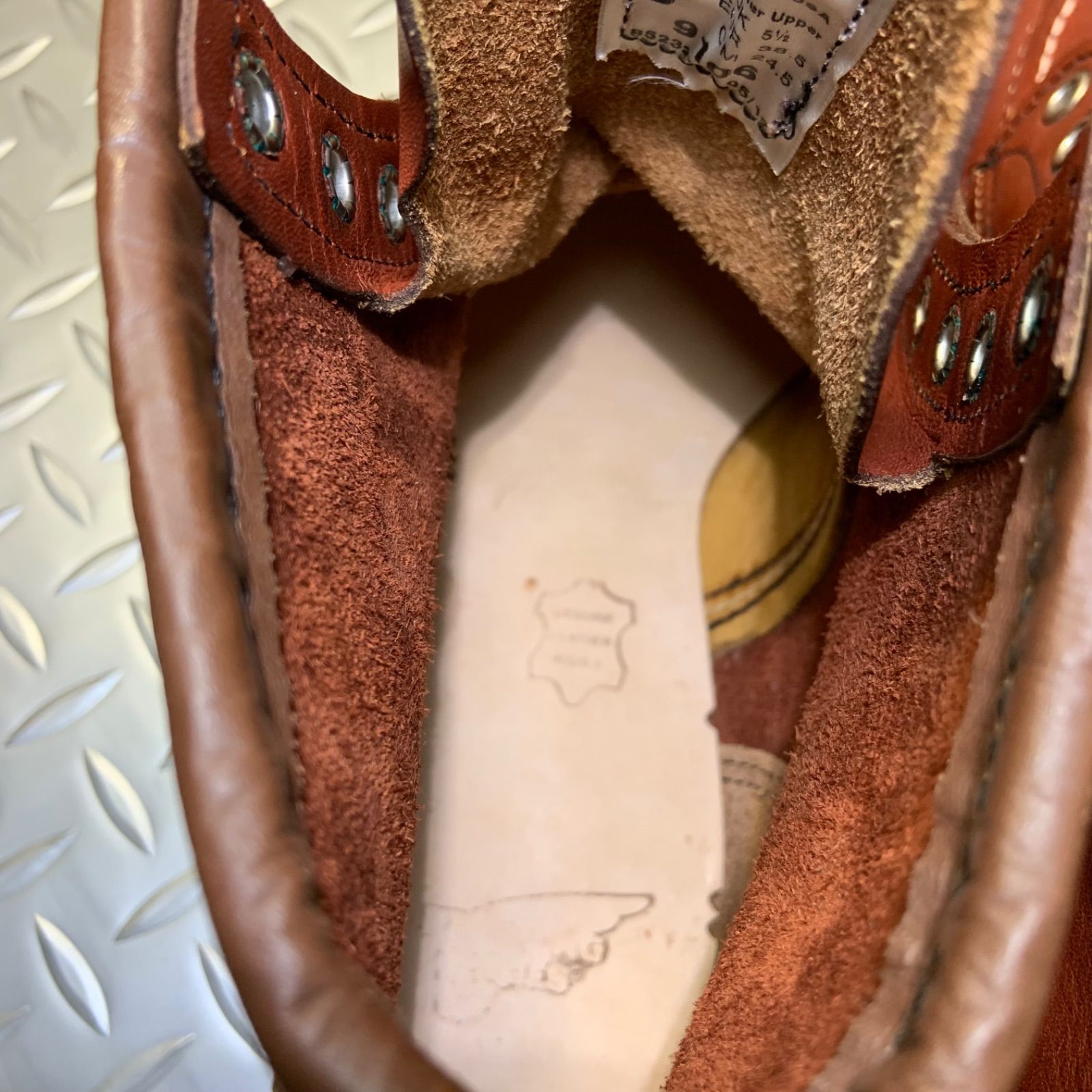 ☆REDWING 9106 モックトゥワークブーツ 2012年製 US6.5D JP24.5 