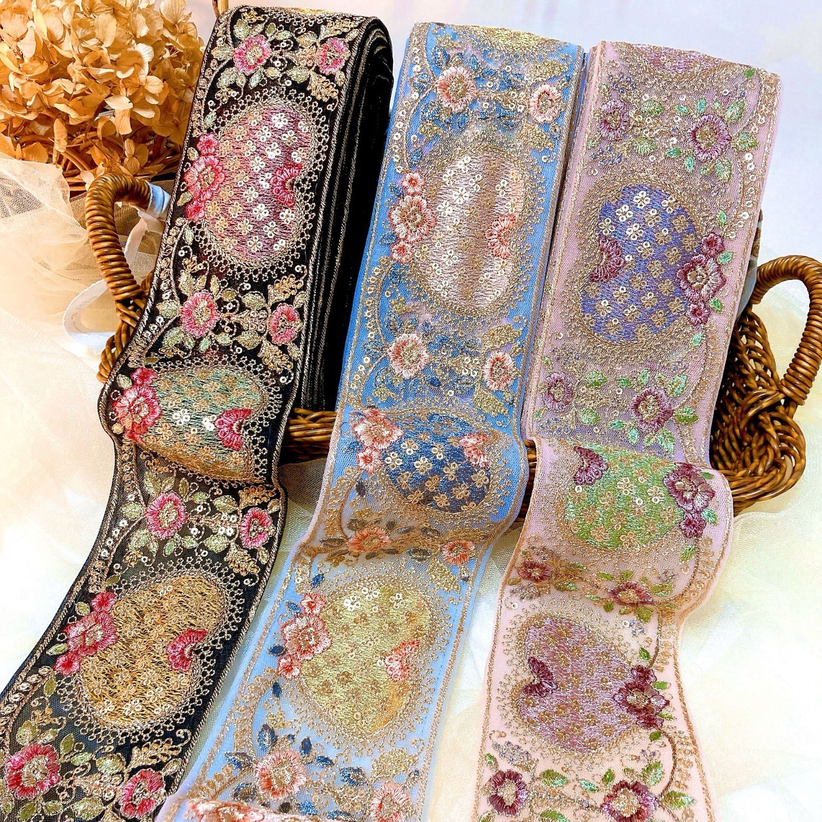 凛様専用❣️ インド刺繍リボン ハート