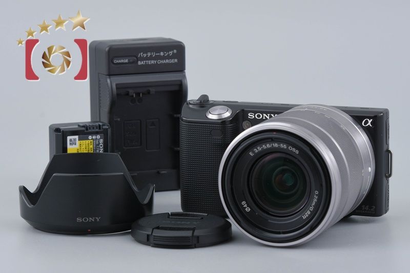 中古】SONY ソニー α NEX-5 ズームレンズキット ブラック - メルカリ